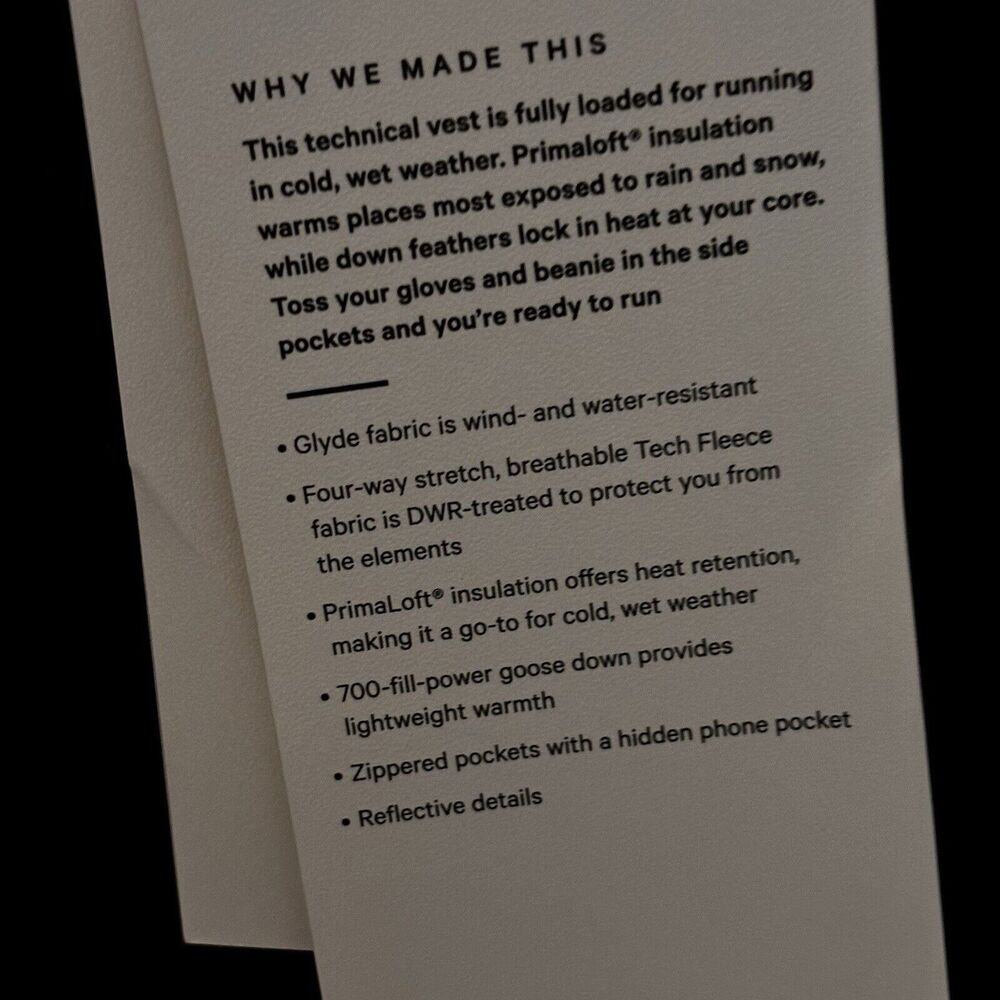 NWT LULULEMON Down For IT All VestSize 4 | 700 fill down Outdoors, Streetwear - Picture 13 of 16